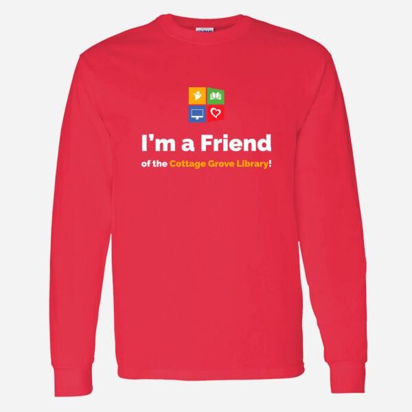 Heavy Cotton  100% Cotton Long Sleeve T Shirt Thumbnail